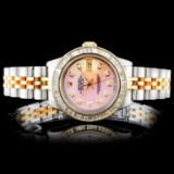 Rolex YG/SS DateJust 2.00ct Diamond Ladies Wristwa