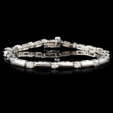 14K Gold 1.12ctw Diamond Bracelet