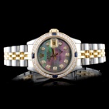 Rolex DateJust Ladies Diamond Wristwatch