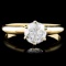 14K Gold 0.78ct Diamond Ring