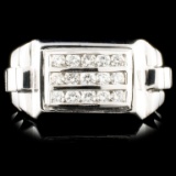 14K Gold 0.77ctw Diamond Ring