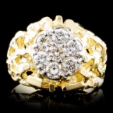 14K Gold 0.98ctw Diamond Ring