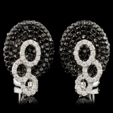 14K Gold 1.72ctw Diamond Earrings