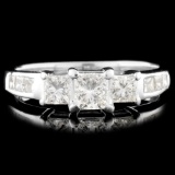 14K Gold 1.13ctw Diamond Ring