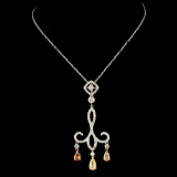 18K Gold 2.11ctw Diamond Pendant