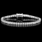 ^18k White Gold 5.00ct Diamond Bracelet