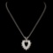 14K Gold 0.64ctw Diamond Pendant