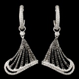 18K Gold 2.15ctw Diamond Earrings