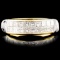 18K Gold 0.93ctw Diamond Ring