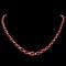 14k Gold 30.00ct Ruby & 1.50ct Diamond Necklace