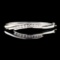 14K Gold 0.88ctw Diamond Bangle