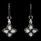 14K WG 1.13ctw Fancy Color Diamond Earrings