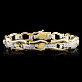 14K Gold 0.18ctw Diamond Bracelet