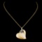 14K Gold 0.38ctw Diamond Pendant