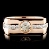 14K Gold 0.83ctw Diamond Ring