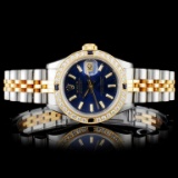 Rolex YG/SS DateJust 1.00ct Diamond Ladies Wristwa