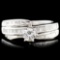 14K Gold 0.76ctw Diamond Ring