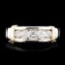 14K Gold 0.77ctw Diamond Ring