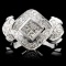 18K White Gold 0.97ctw Diamond Ring