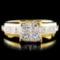 18K Gold 1.50ctw Diamond Ring