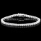 ^18k White Gold 7.45ct Diamond Bracelet