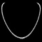 18k White Gold 7.80ct Diamond Necklace