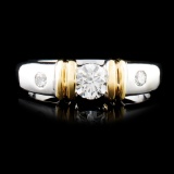 14K Gold 0.56ctw Diamond Ring