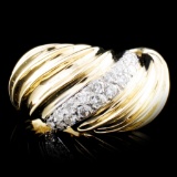 14K Gold 0.38ctw Diamond Ring