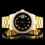 Rolex Day-Date 18K YG Diamond 36MM Watch