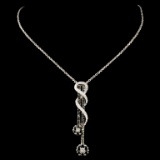 14K Gold 1.07ctw Fancy Color Diamond Pendant