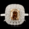 18K Gold 2.00ctw Fancy Diamond Ring