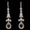14K Gold 0.58ct Ruby & 0.57ctw Diamond Earrings