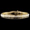 14K Gold 8.12ctw Diamond Tennis Bracelet