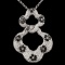 14K WG 1.21ctw Fancy Color Diamond Pendant