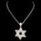 14K Gold 2.99ctw Diamond Pendant