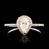 14K Gold 0.76ctw Diamond Ring