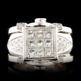 14K Gold 1.19ctw Diamond Ring