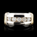 14K Gold 0.46ctw Diamond Ring