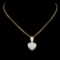 14K Gold 0.51ctw Diamond Pendant