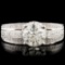 18K Gold 2.89ctw Diamond Ring