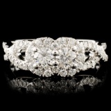 18K Gold 0.68ctw Diamond Ring