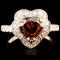 18K Gold 2.55ctw Color Diamond Ring