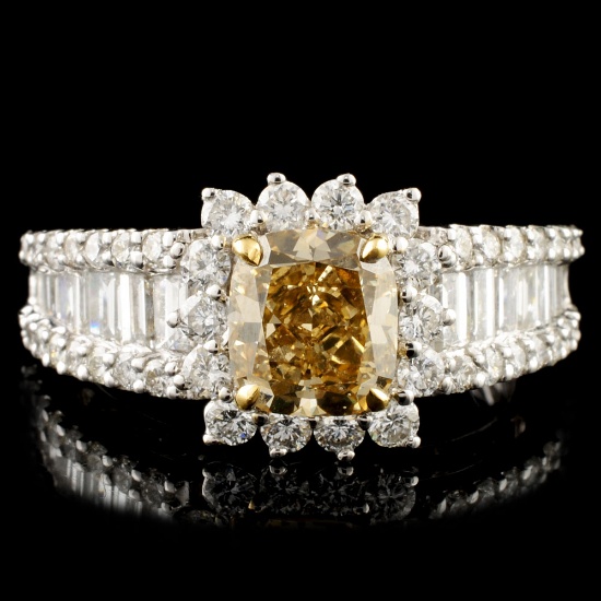 18K Gold 2.70ctw Fancy Diamond Ring