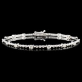 18K Gold 2.00ctw Diamond Bracelet