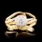 14K Gold 0.52ctw Diamond Ring