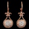 14K Gold 1.81ctw Fancy Diamond Earrings