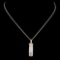 14K Gold 0.46ctw Diamond Pendant