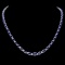 14k Gold 30.00ct Sapphire & 1.00ct Diamond Neckla