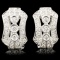 18K Gold 0.68ctw Diamond Earrings