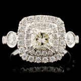 18K Gold 1.60ctw Diamond Ring